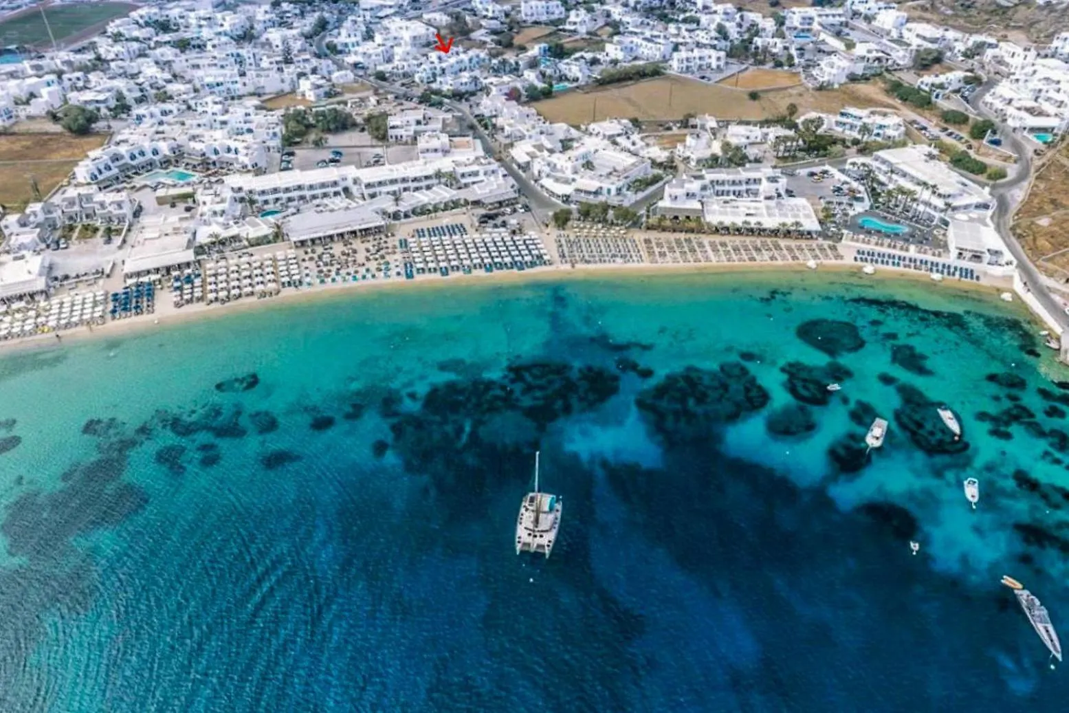 Апарт-отель Апарт отель Cyclades Blue Орнос